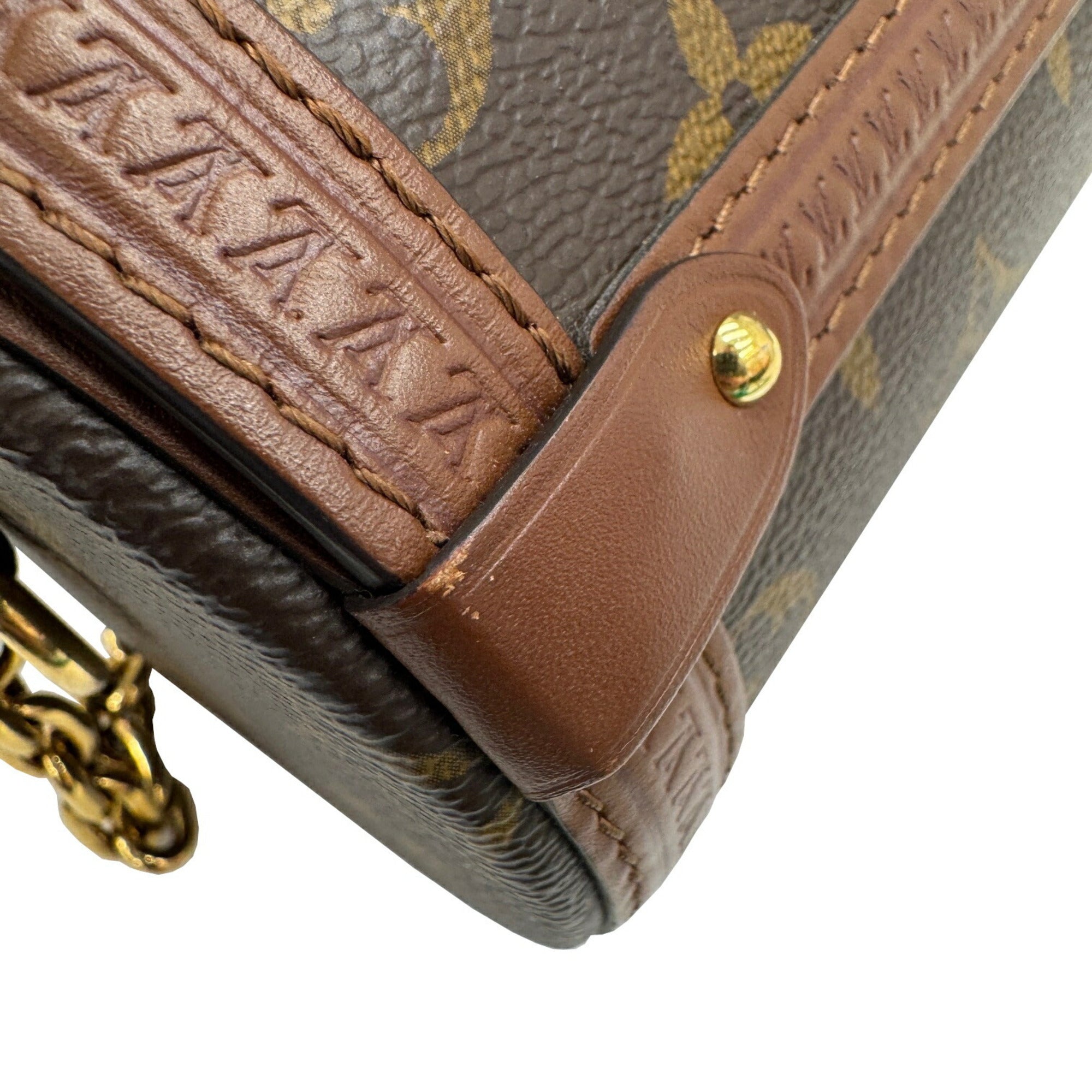 Louis Vuitton Brown Monogram Monogram Leather Shoulder Bag (Pre-Owned)
