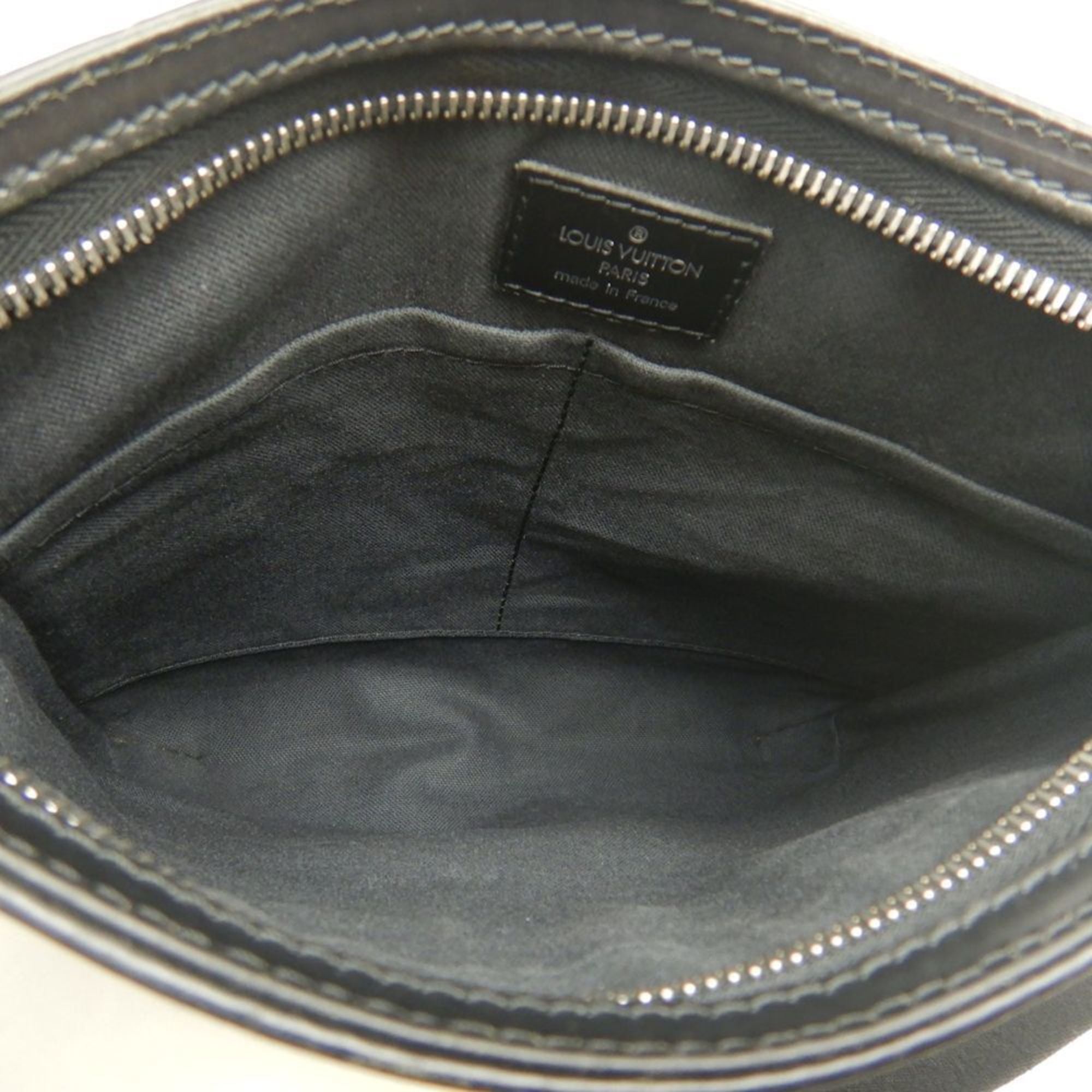 Louis Vuitton Noir Pvc Shoulder Bag (Pre-Owned)