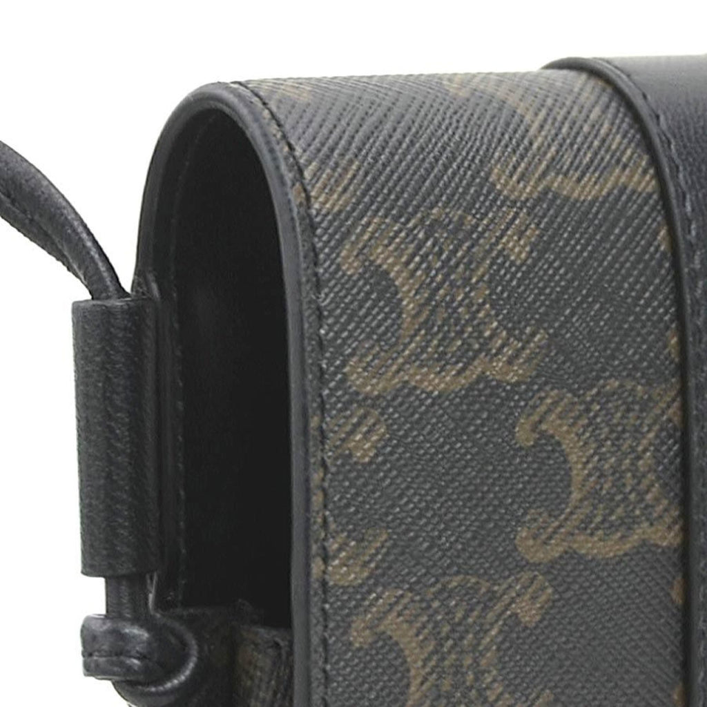 Wallet on Strap Triomphe Coated Canvas
