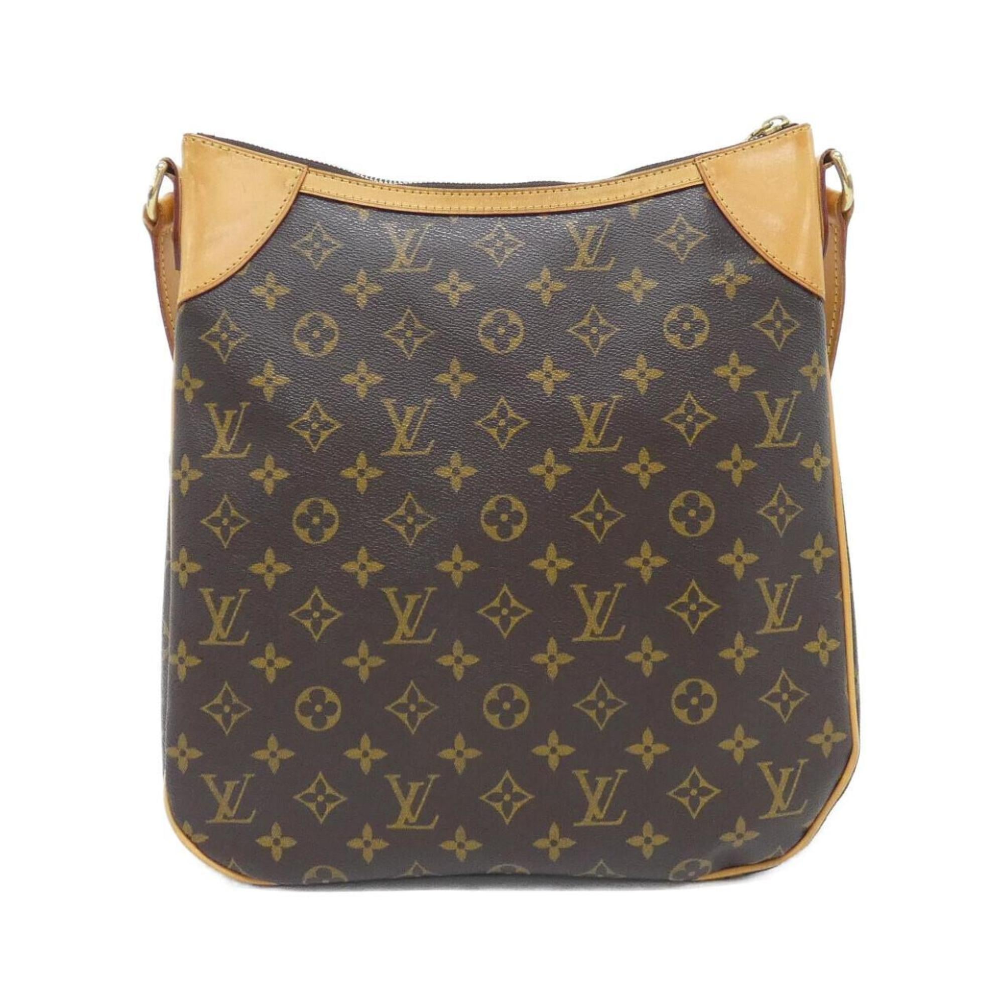 Louis Vuitton Marron Coated Canvas Shoulder Bag (Pre-Owned)