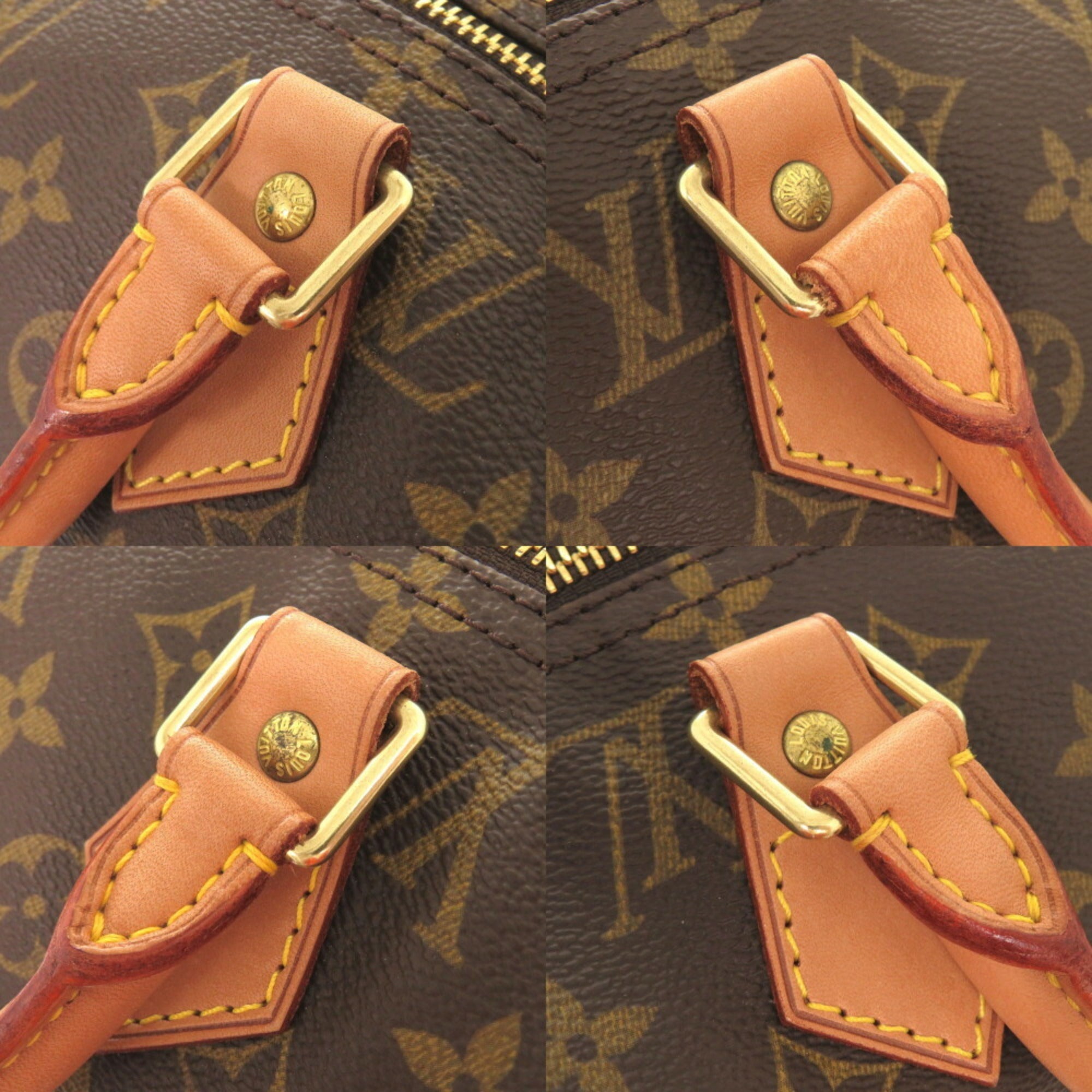 Louis Vuitton Brown Monogram Monogram Boston Bag Handbag (Pre-Owned)