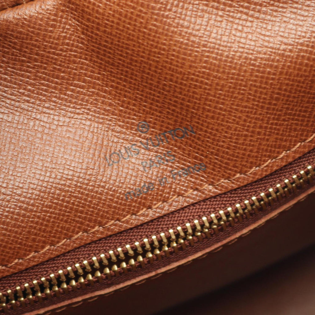 Louis Vuitton Brown Coated Canvas Leather Shoulder Bag (Pre-Owned)