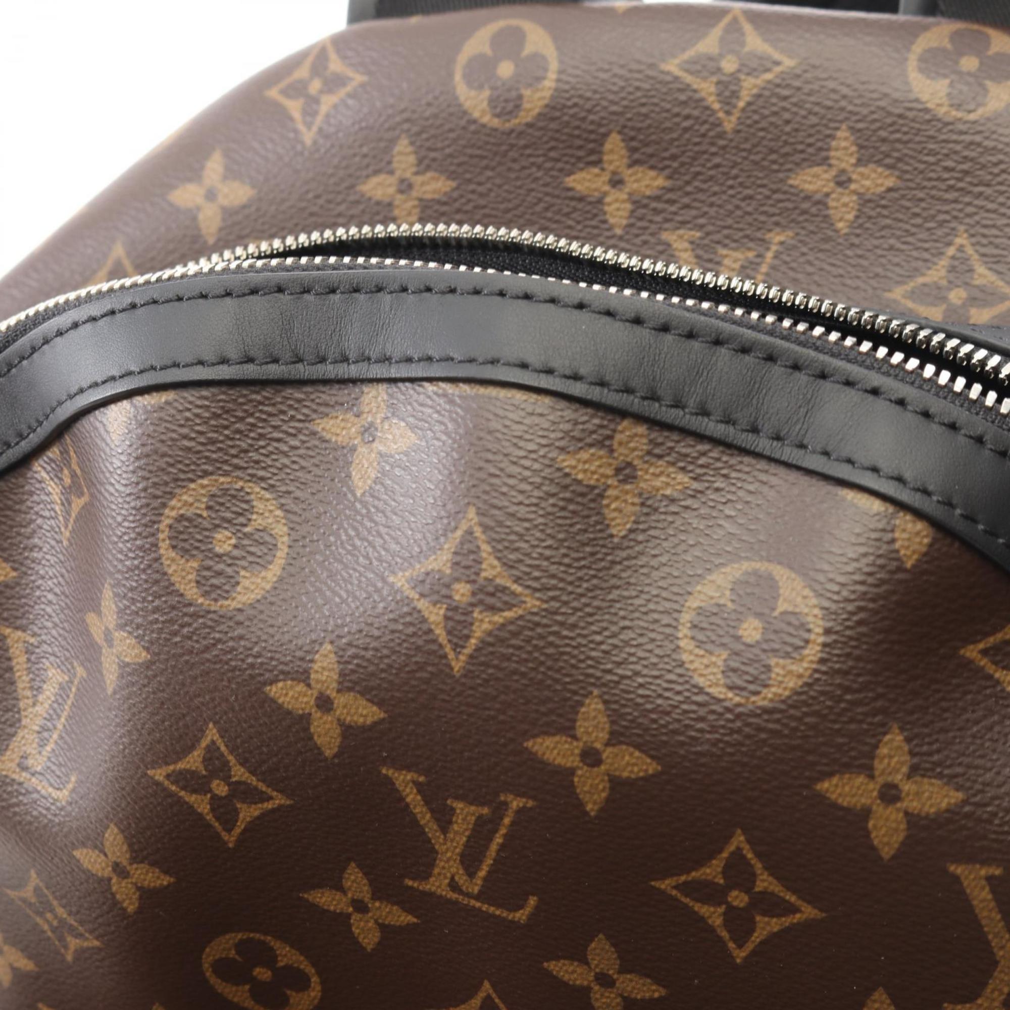 Louis Vuitton Monogram Macassar Black Brown Monogram Macassar Coated Canvas Backpack (Pre-Owned)