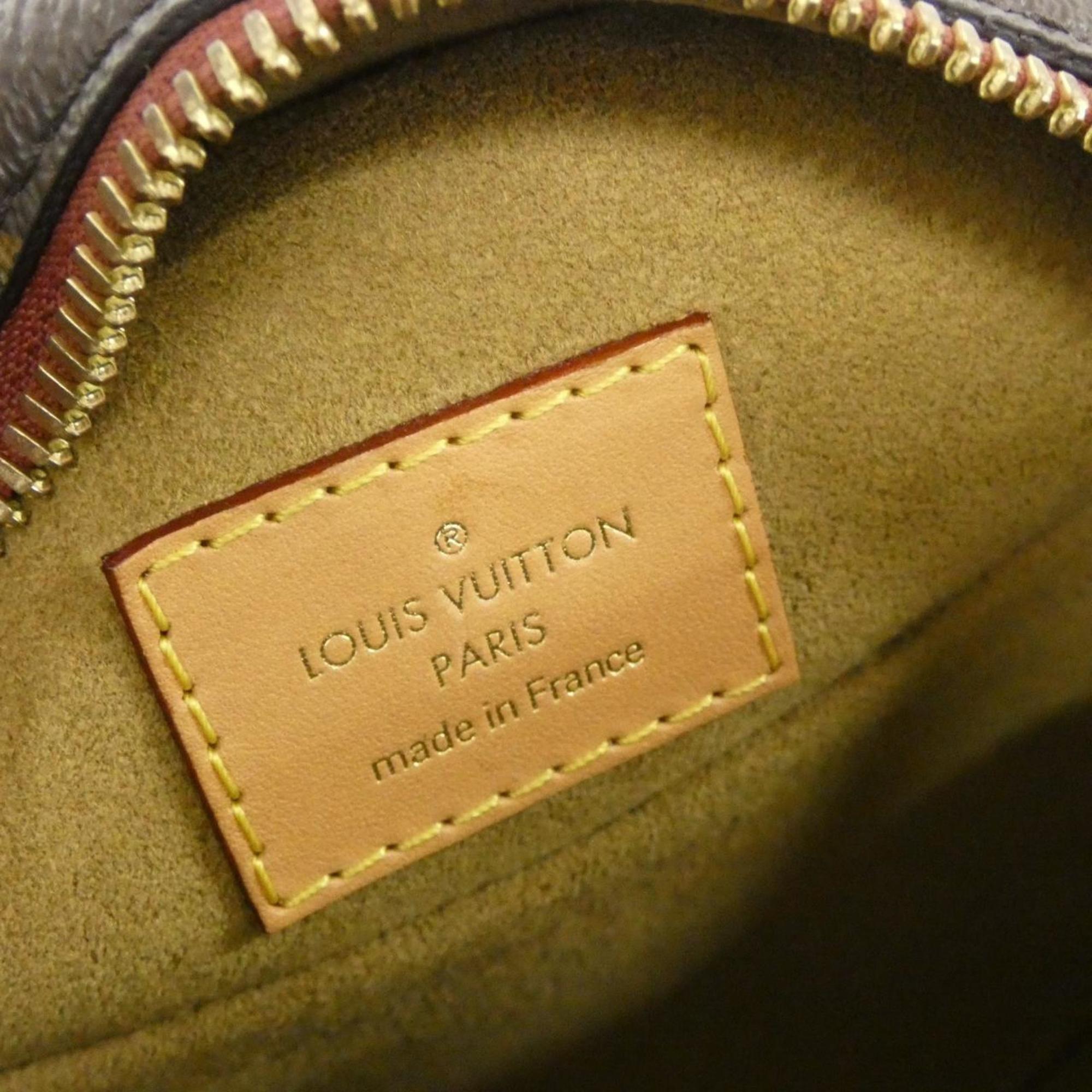 Louis Vuitton Marron Coated Canvas Shoulder Bag (Pre-Owned)
