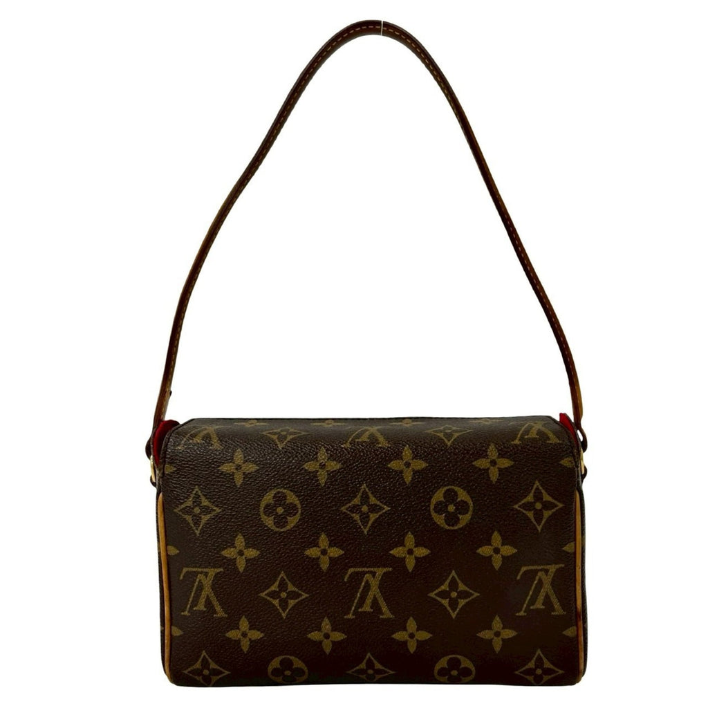 Louis Vuitton Brown Leather Pvc Shoulder Bag (Pre-Owned)