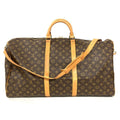 Louis Vuitton Monogram Brown Monogram Leather Boston Bag (Pre-Owned)