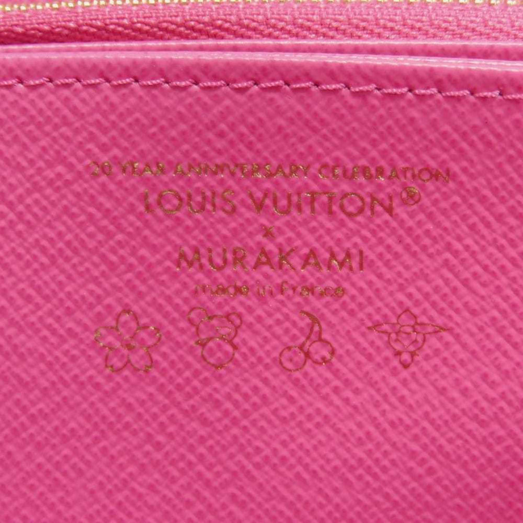 Louis Vuitton Monogram Multi-Color Pink White Monogram Multicolore Canvas Leather Long Wallet (Bi-Fold) (Pre-Owned)