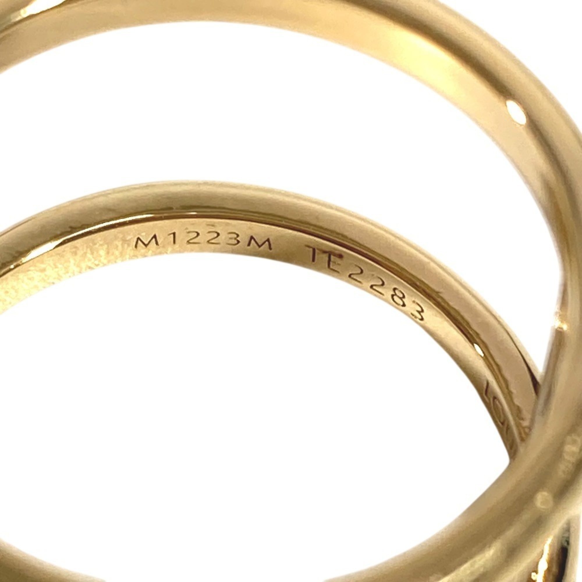 Louis Vuitton Gold Metal Band Ring (Pre-Owned)