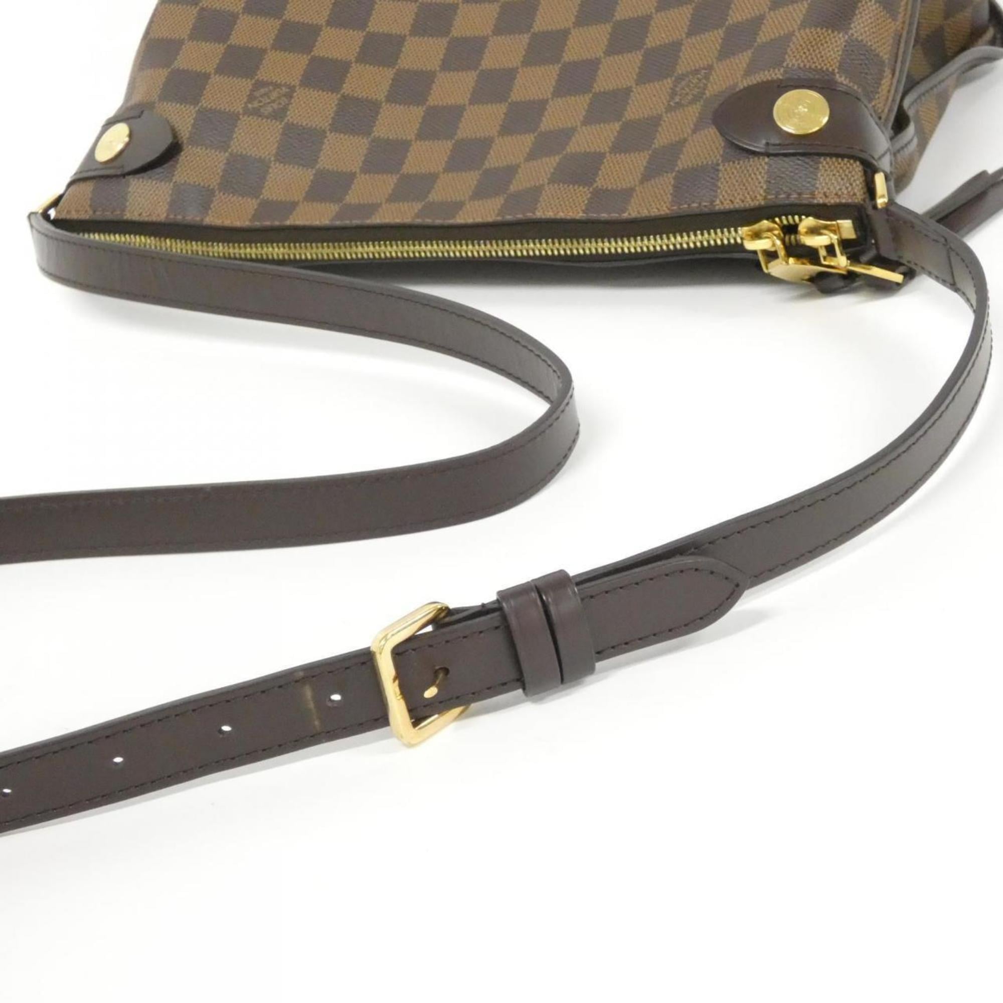 Louis Vuitton Ebene Coated Canvas Shoulder Bag (Pre-Owned)