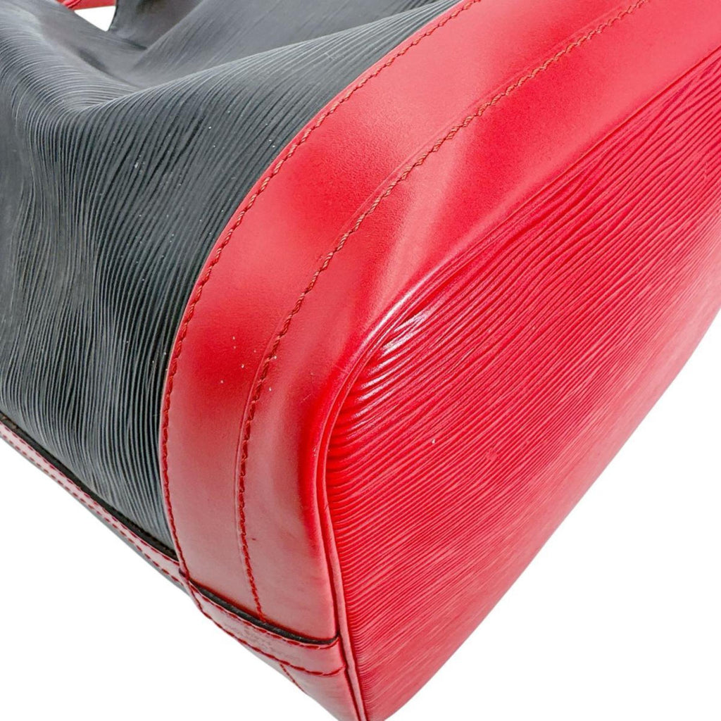 Louis Vuitton Black Castilian Red Noir Epi Leather Shoulder Bag (Pre-Owned)