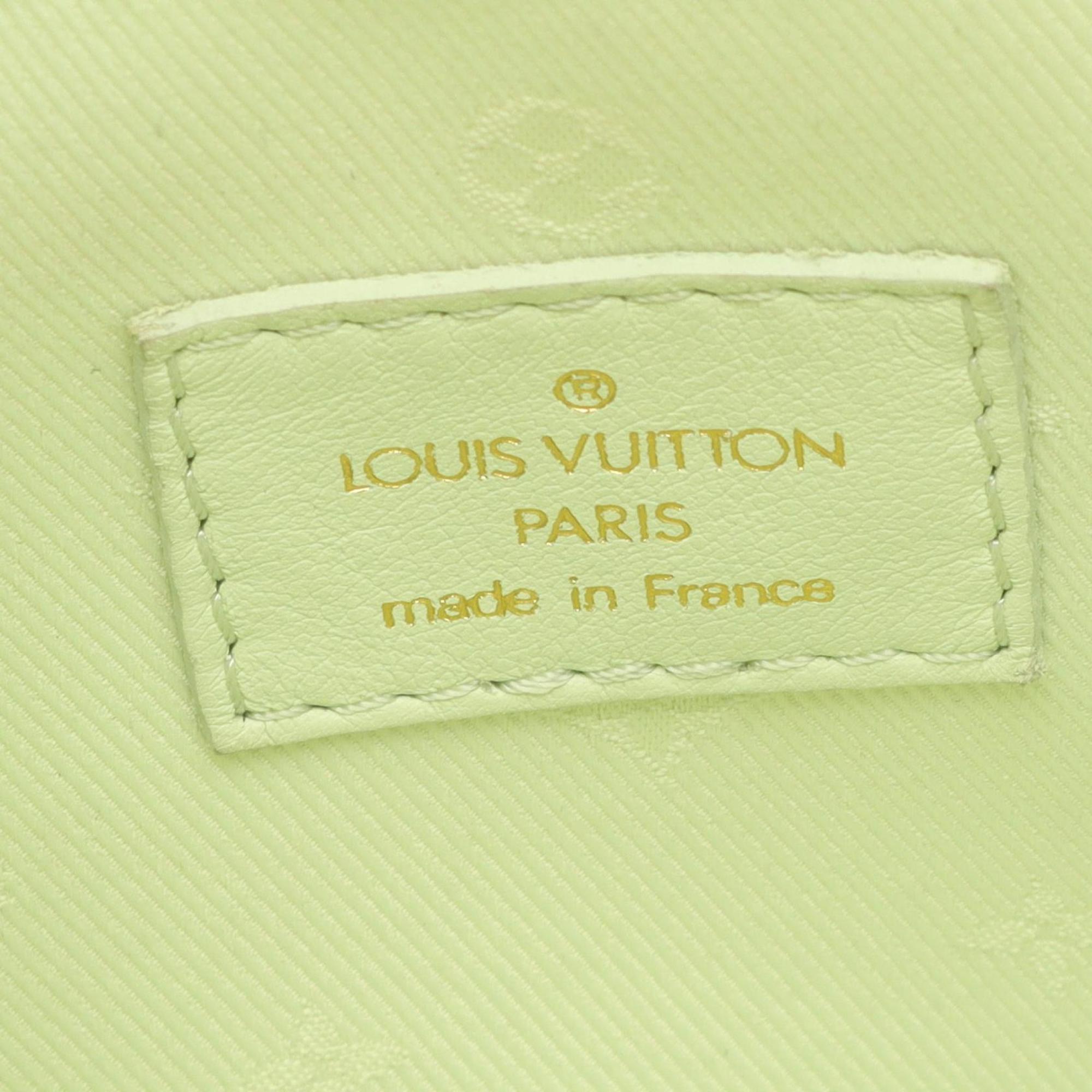 Louis Vuitton Green Leather Handbag (Pre-Owned)