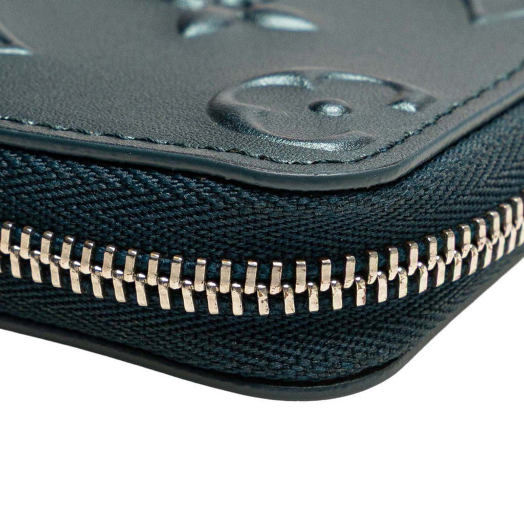 Louis Vuitton Blue Leather Coin Purse/Coin Case (Pre-Owned)