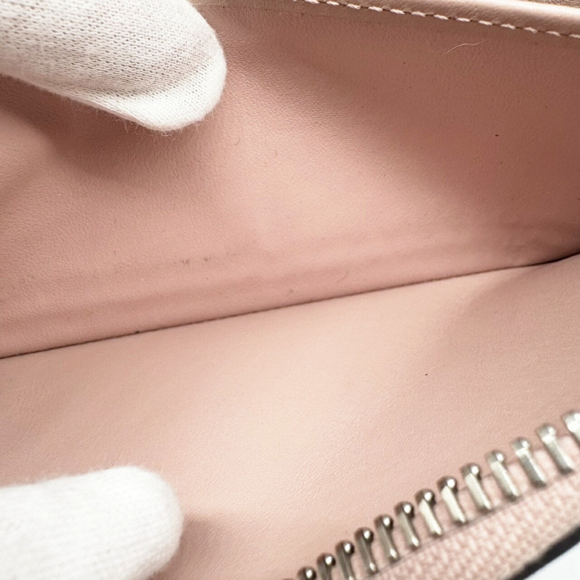 Louis Vuitton Mahina Pink Mahina Leather Long Wallet (Bi-Fold) (Pre-Owned)