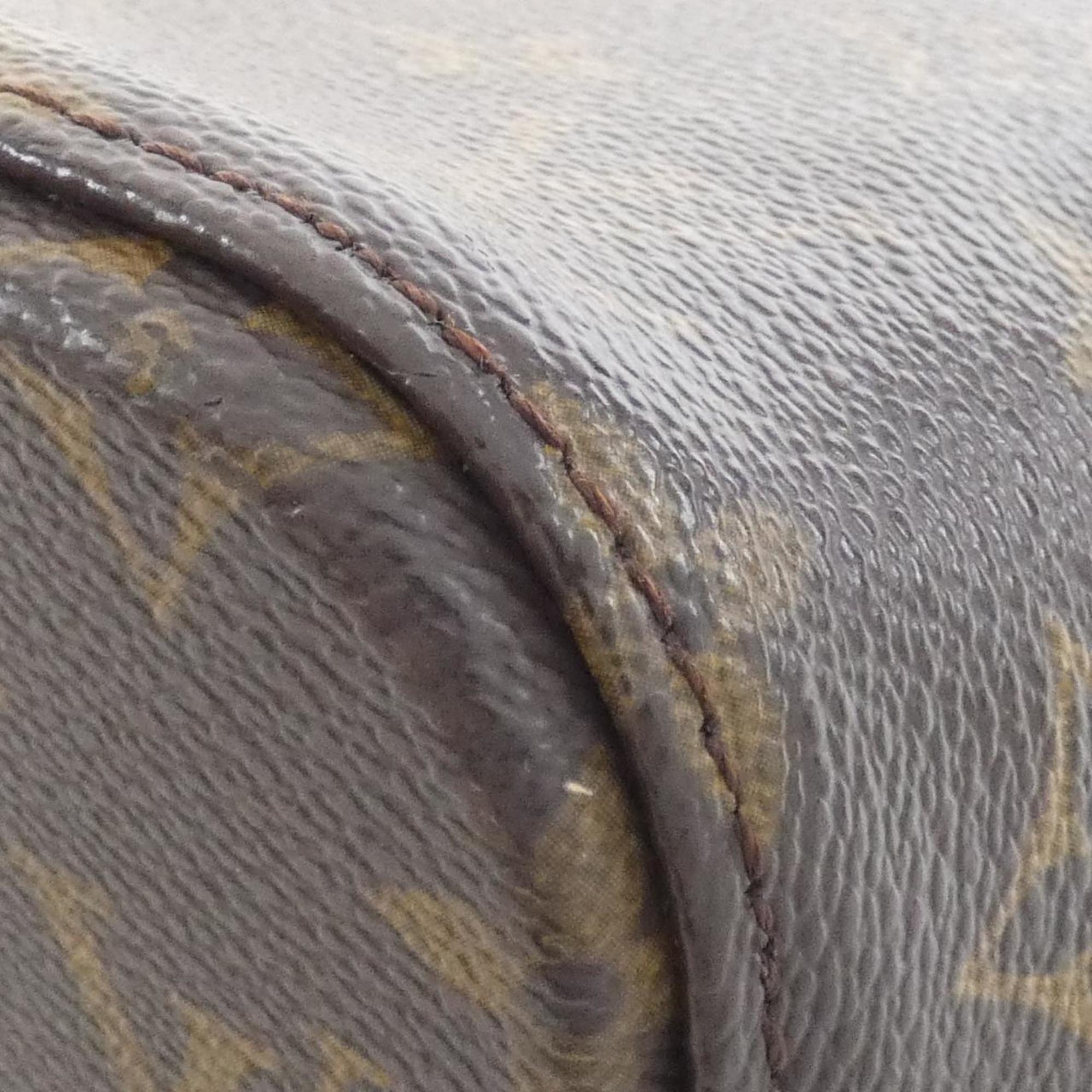 Louis Vuitton Marron Coated Canvas Handbag (Pre-Owned)