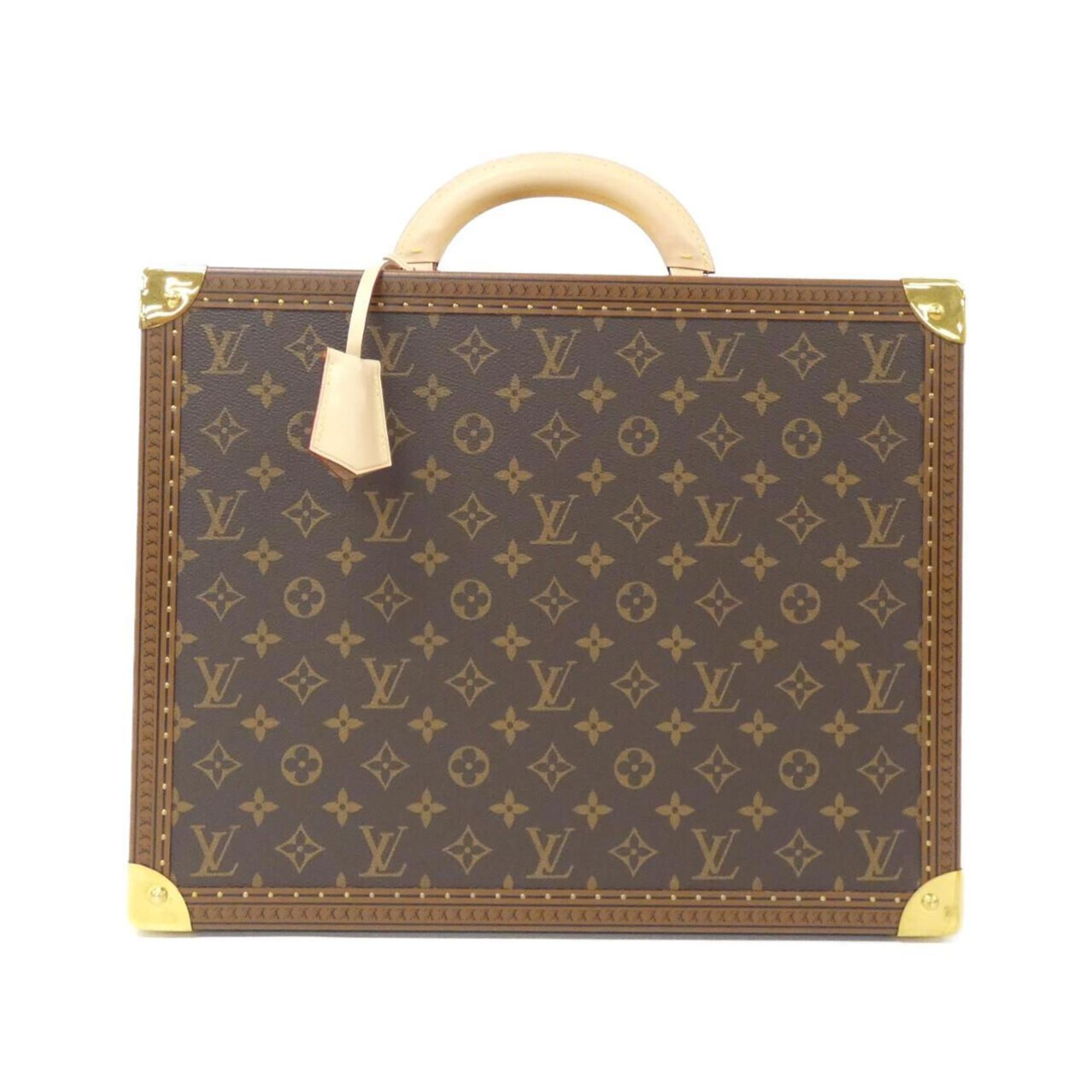 Louis Vuitton Brown Coated Canvas Attaché Case (Pre-Owned)