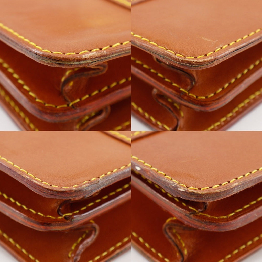 Louis Vuitton Brown Camel Nomade Leather Briefcase (Pre-Owned)
