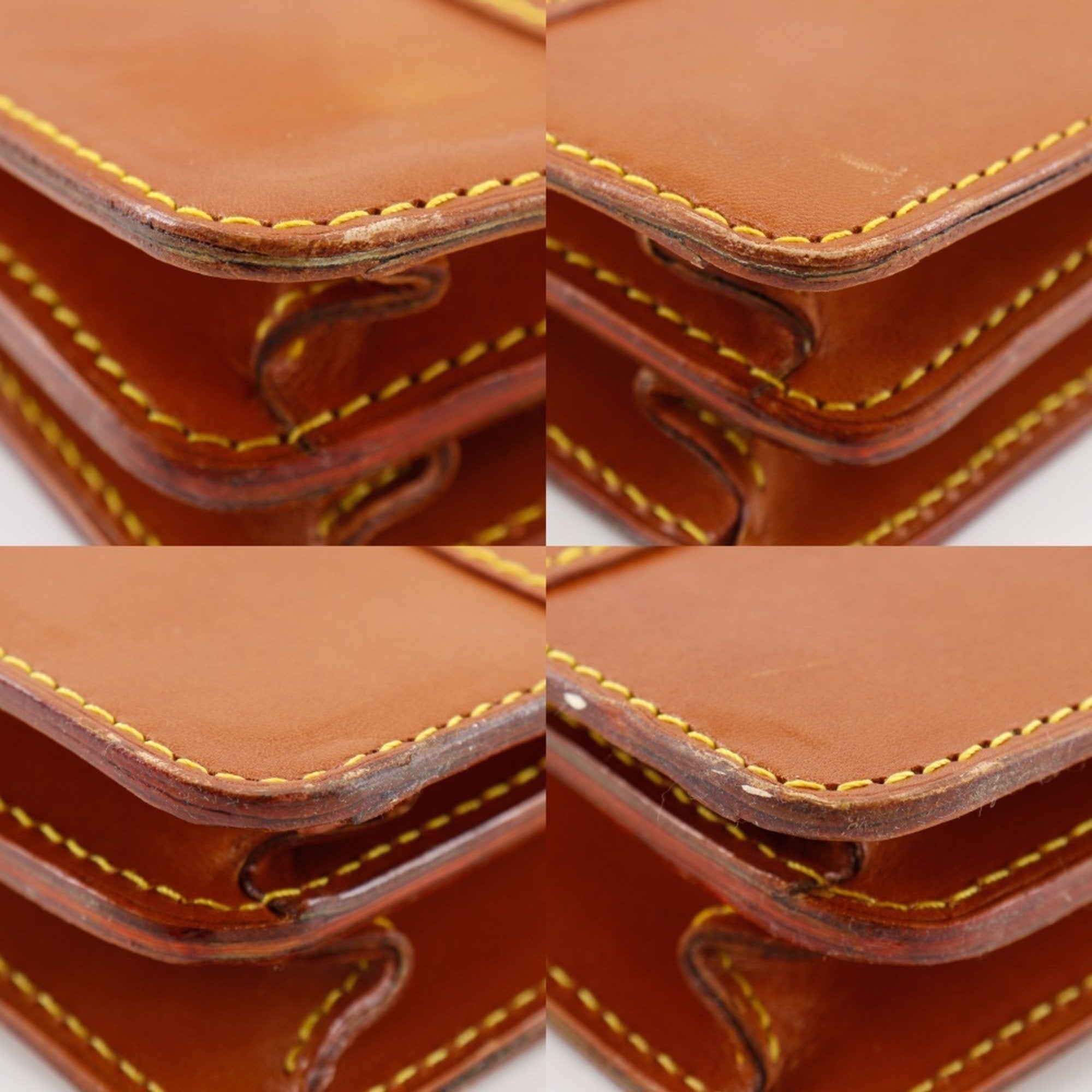 Louis Vuitton Brown Camel Nomade Leather Briefcase (Pre-Owned)