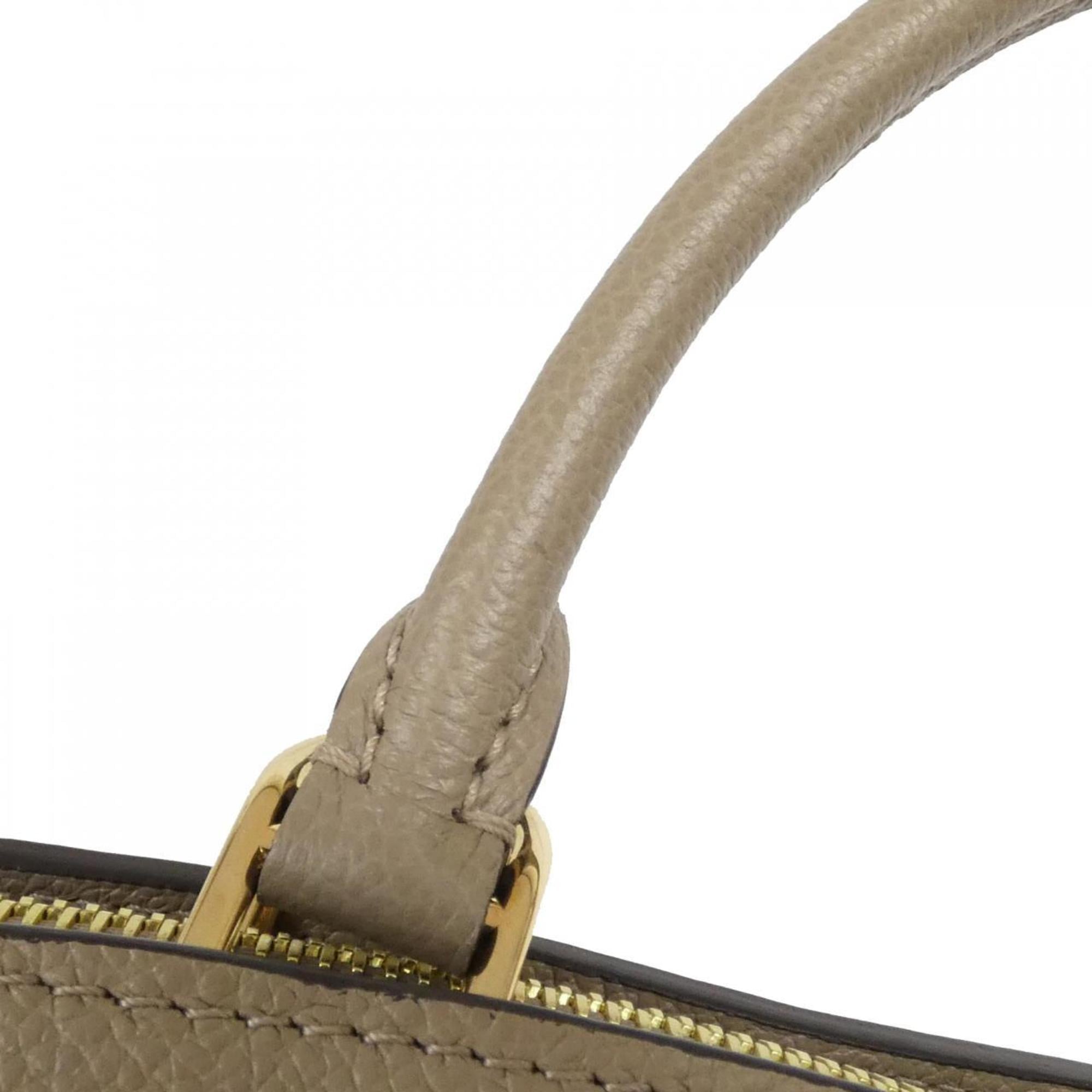 Louis Vuitton Tourterelle Leather Handbag (Pre-Owned)