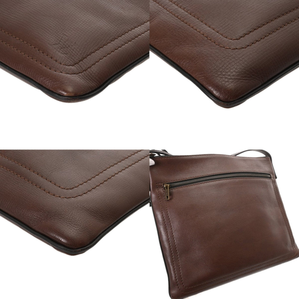Louis Vuitton Coffee Utah Leather Shoulder Bag (Pre-Owned)