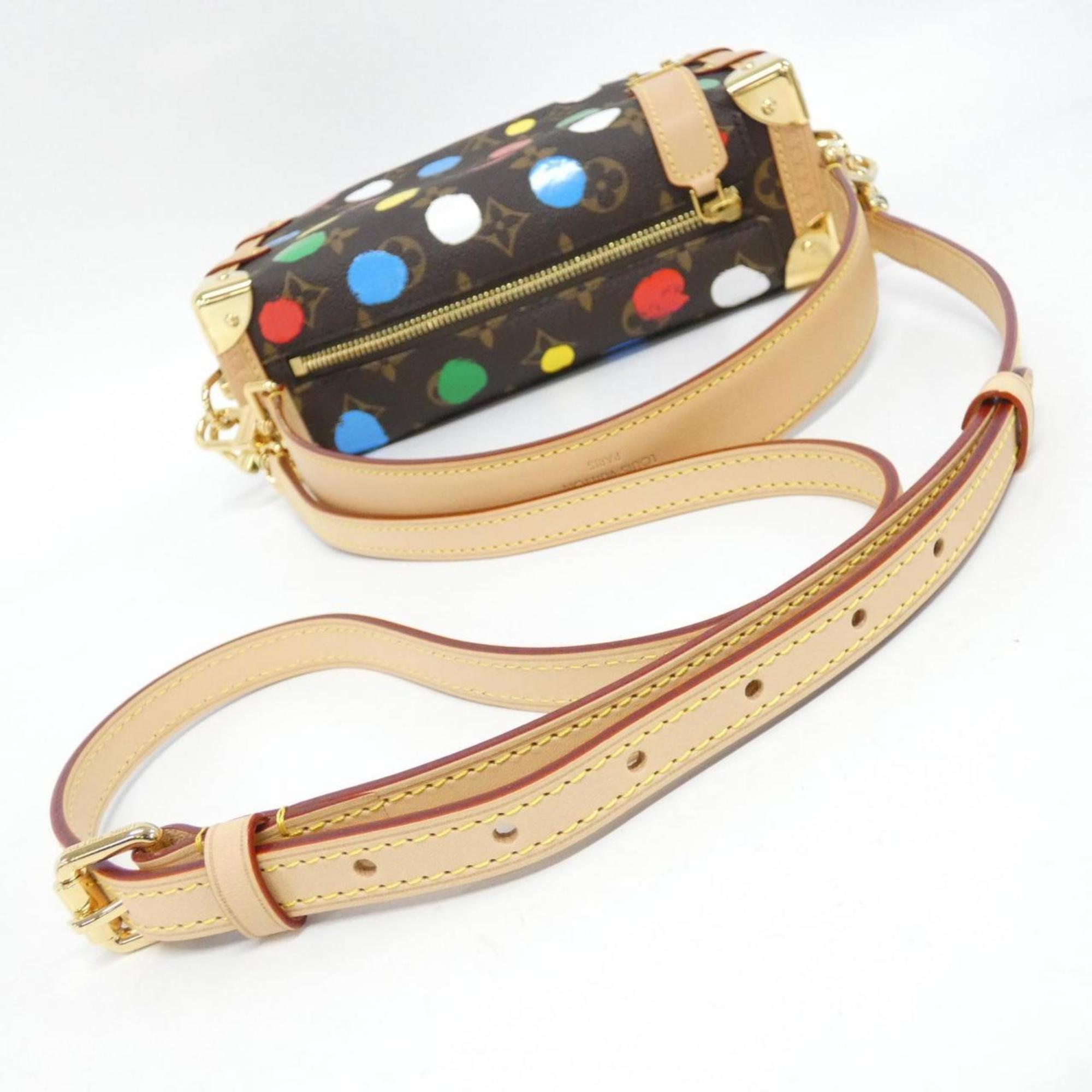 Louis Vuitton Brown Multi-Color Coated Canvas Shoulder Bag (Pre-Owned)
