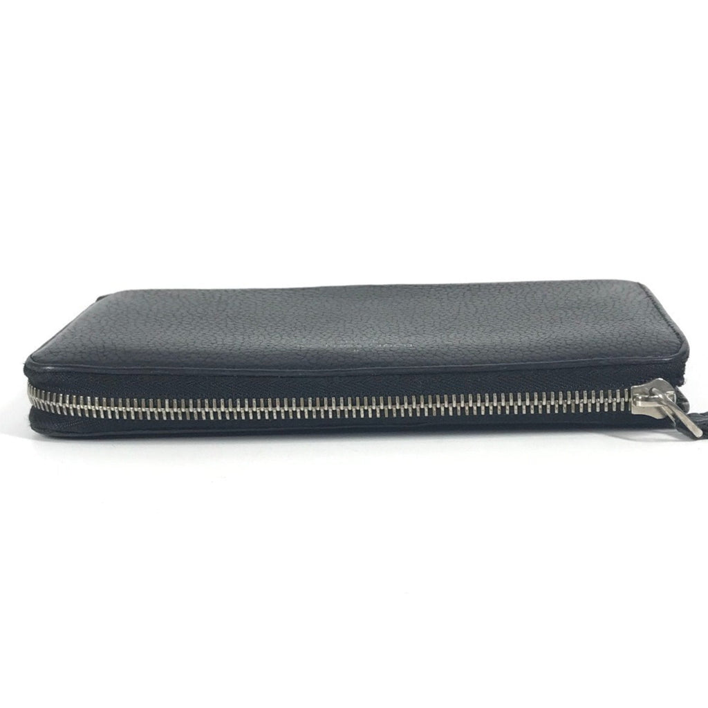 Louis Vuitton Black Leather Long Wallet (Bi-Fold) (Pre-Owned)