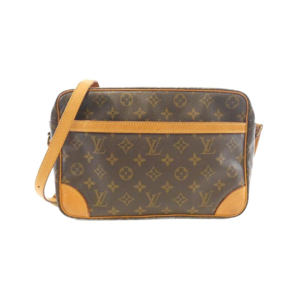 Louis Vuitton Marron Coated Canvas Shoulder Bag (Pre-Owned)
