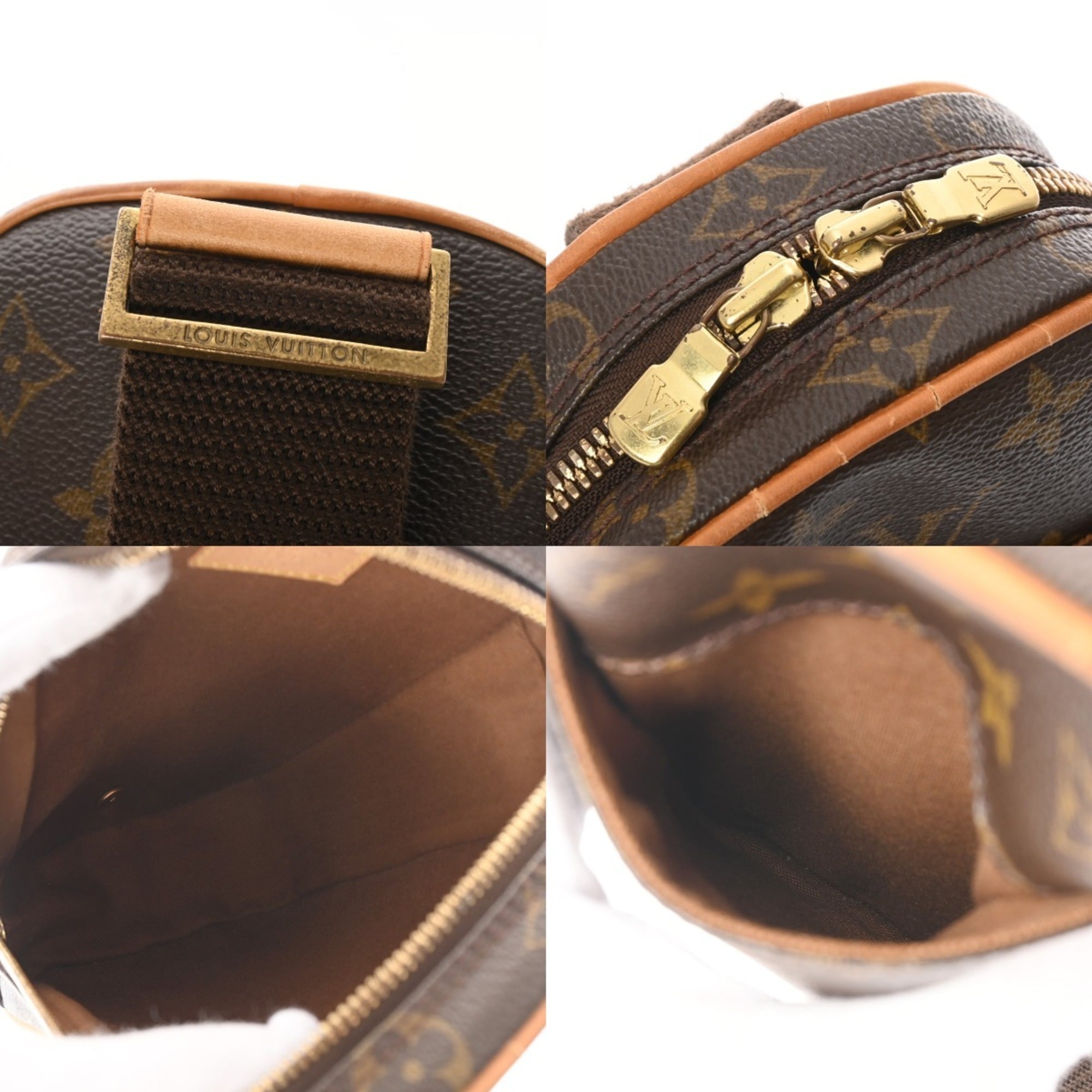 Louis Vuitton Brown Monogram Canvas Sling Bag (Pre-Owned)