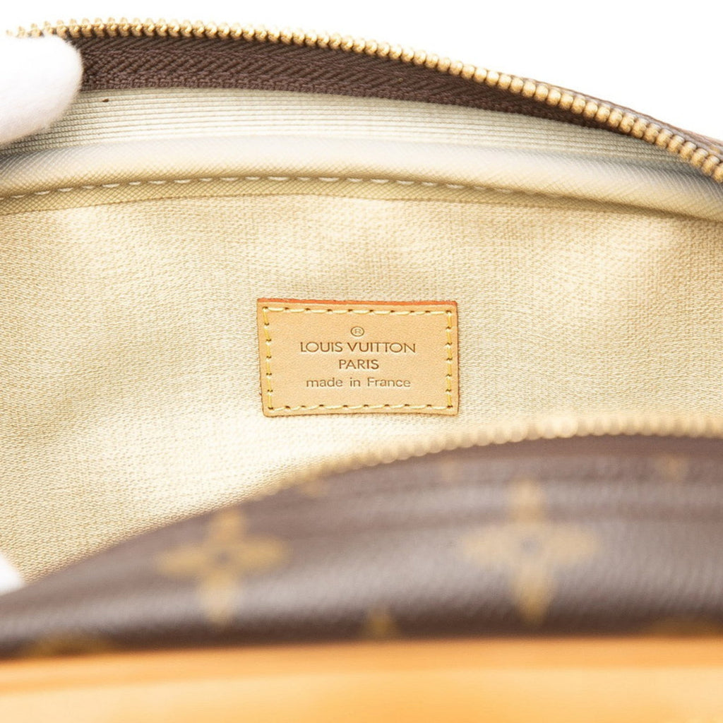 Louis Vuitton Brown Pvc Leather Handbag (Pre-Owned)