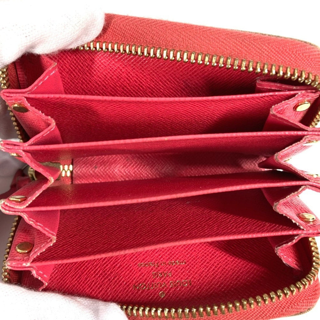 Louis Vuitton Brown Monogram Pink Poppy Petal Monogram Card Wallet (Pre-Owned)