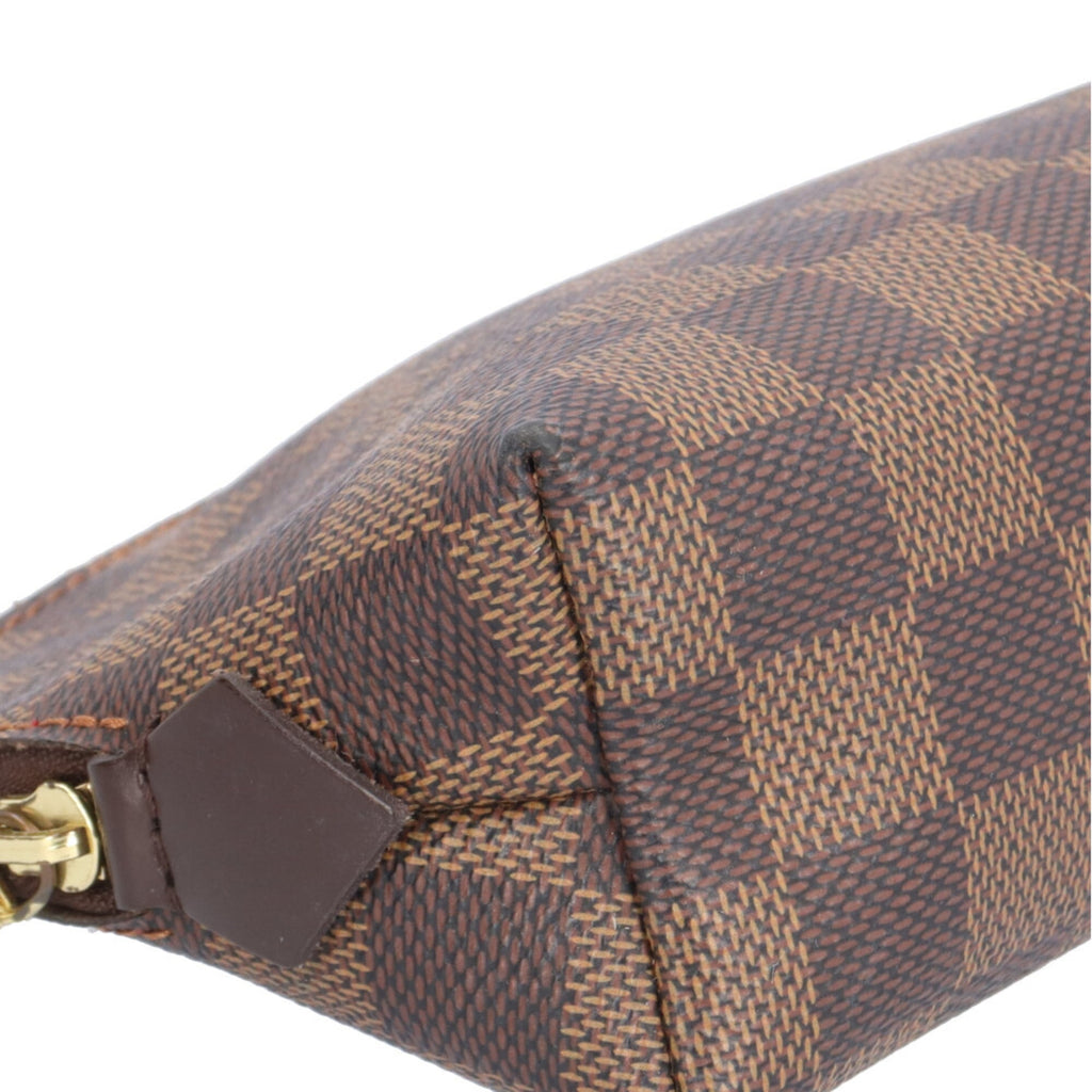 Louis Vuitton Damier Brown Damier Canvas Galle Damier Canvas Pochette Pouch (Pre-Owned)