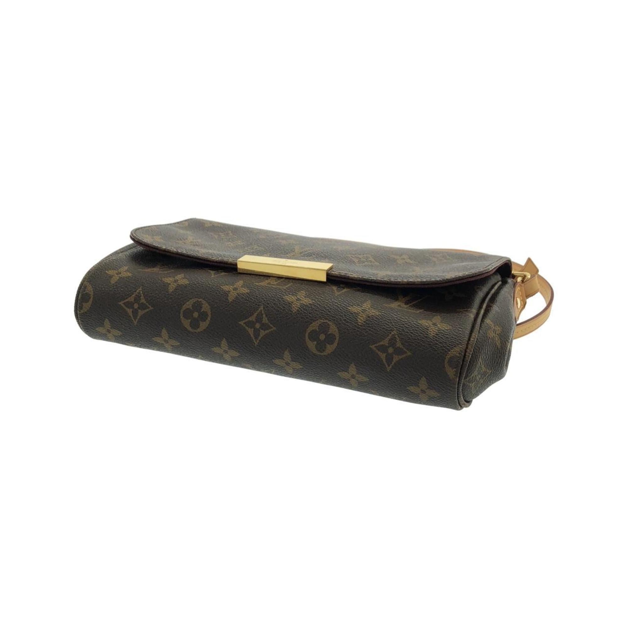 Louis Vuitton Brown Coated Canvas Shoulder Bag (Pre-Owned)