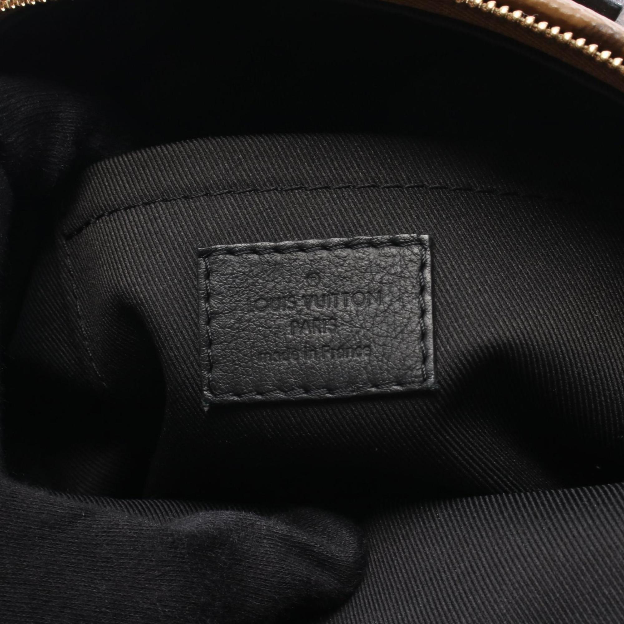 Louis Vuitton Brown Coated Canvas Leather Backpack (Pre-Owned)