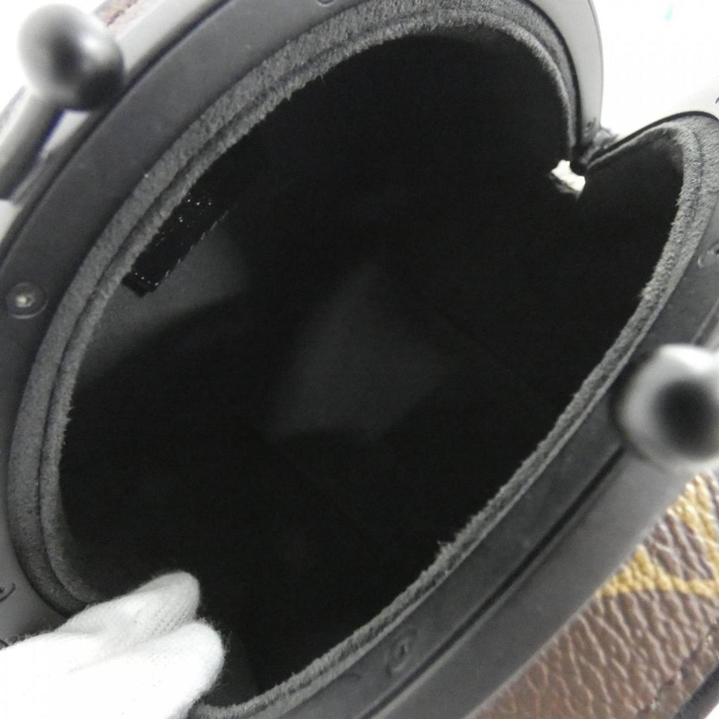 Louis Vuitton Black Brown Coated Canvas Handbag (Pre-Owned)