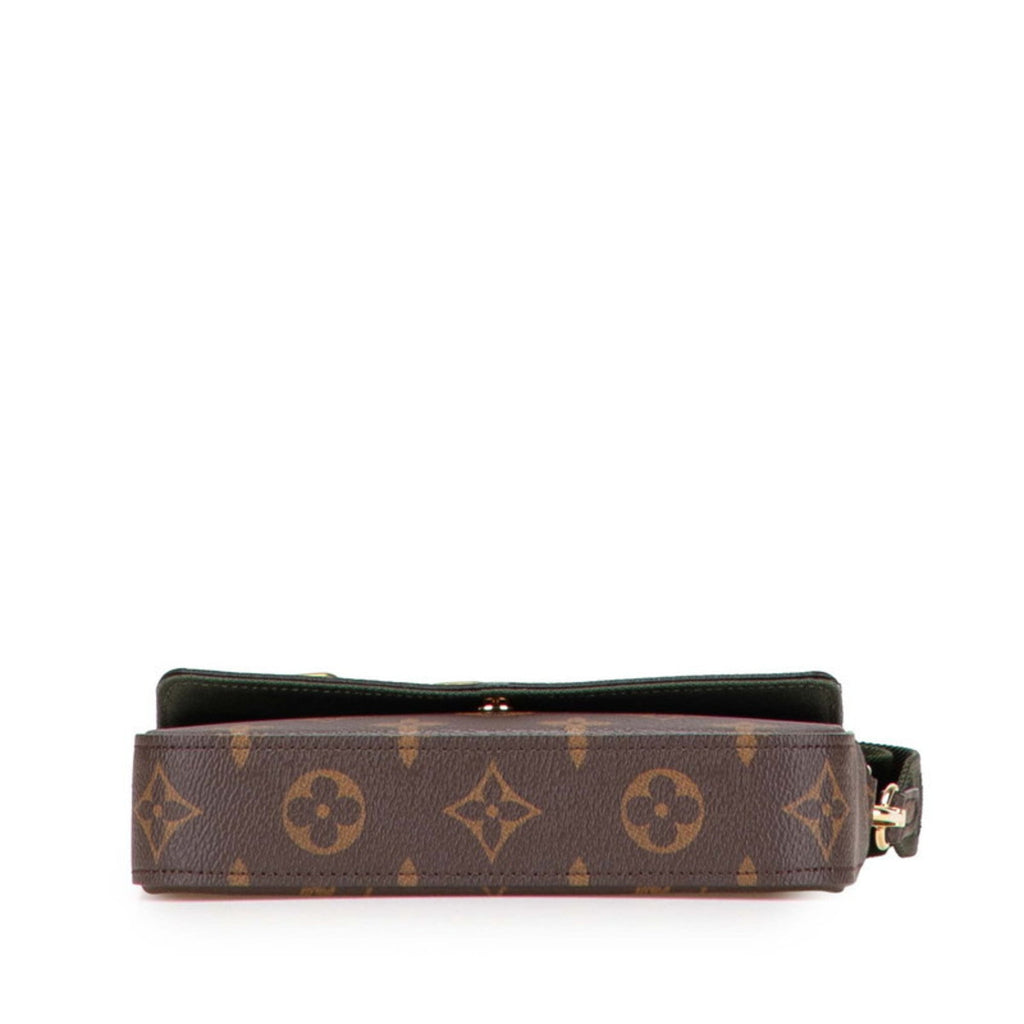 Louis Vuitton Monogram Brown Khaki Monogram Monogram Pochette Pouch Shoulder Bag (Pre-Owned)