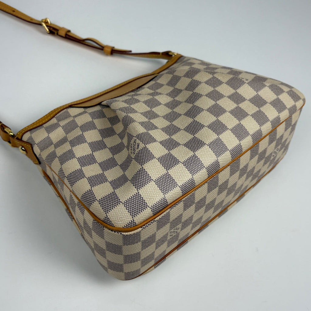 Louis Vuitton White Damier Azur Shoulder Bag (Pre-Owned)