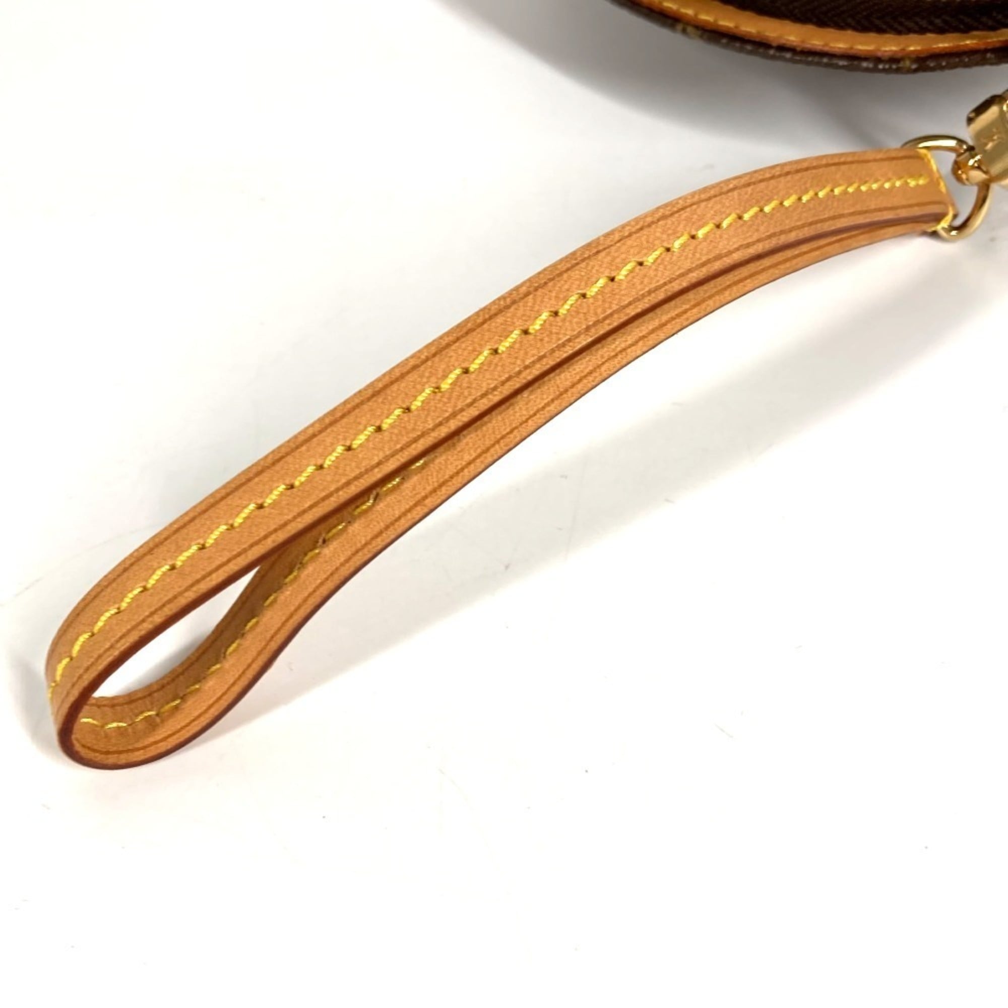 Louis Vuitton Monogram Brown Monogram Clutch Bag Handbag Shoulder Bag (Pre-Owned)