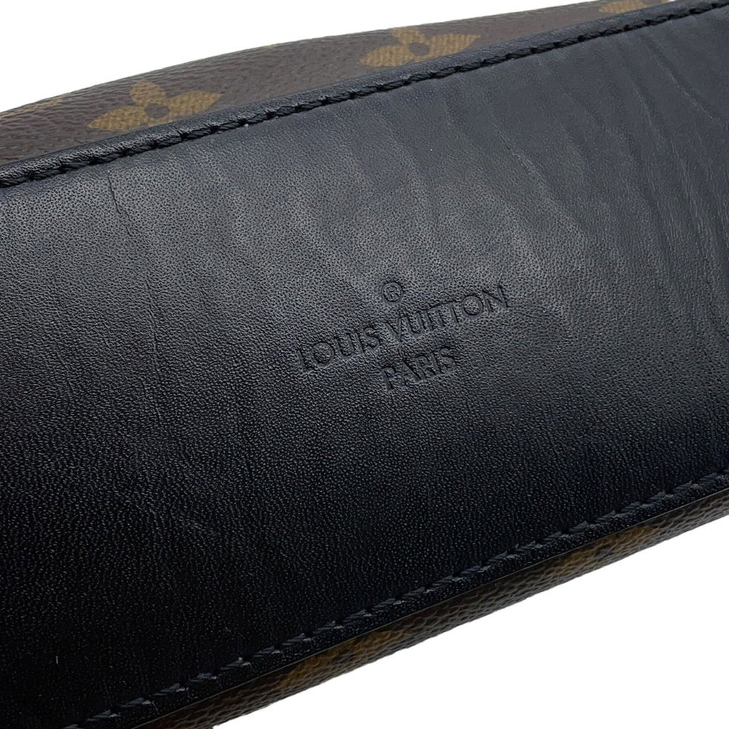 Louis Vuitton Black Monogram Noir Monogram Leather Shoulder Bag (Pre-Owned)