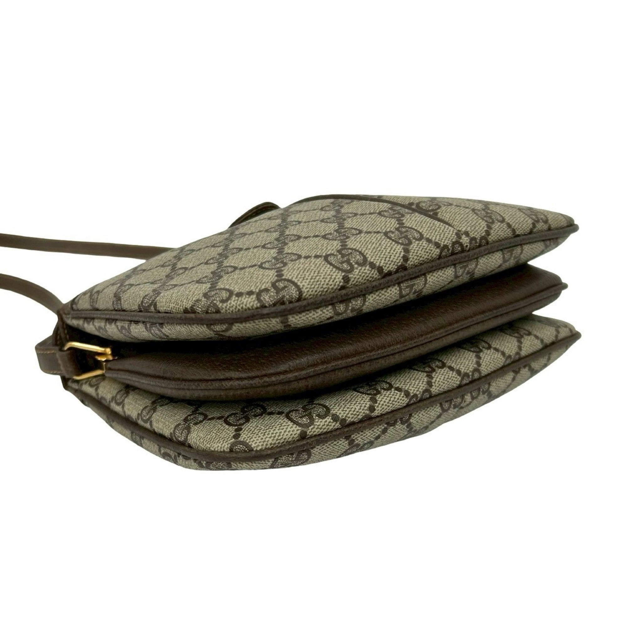 Vintage Web Crossbody Bag GG Coated Canvas Small