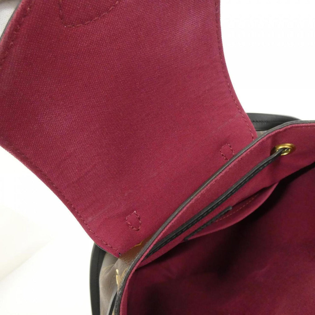 Louis Vuitton Black Marron Coated Canvas Backpack (Pre-Owned)