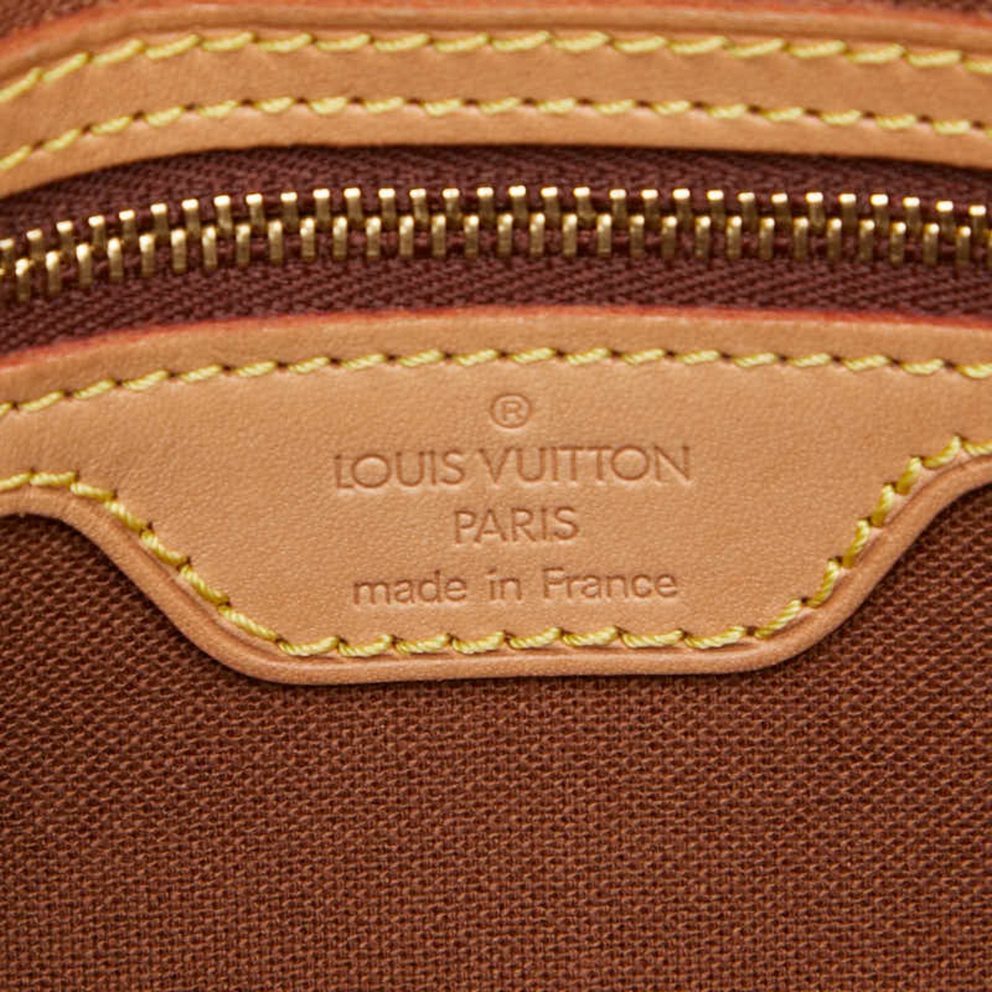 Louis Vuitton Brown Pvc Leather Handbag Shoulder Bag (Pre-Owned)
