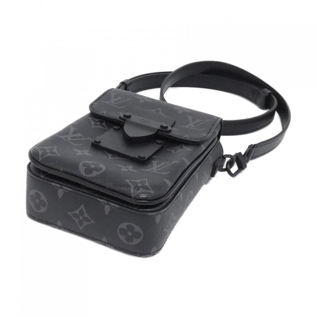 Louis Vuitton Monogram Eclipse Black Coated Canvas Shoulder Bag (Pre-Owned)