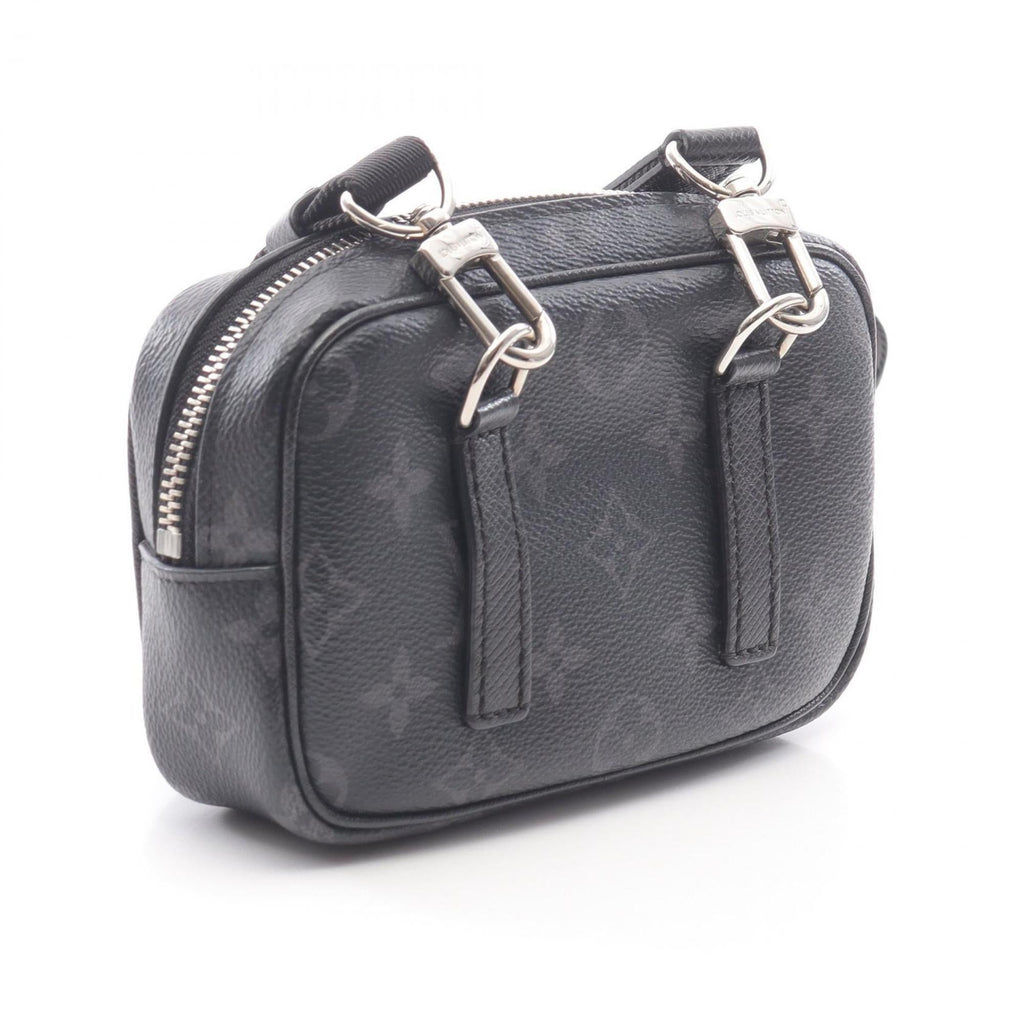Louis Vuitton Black Coated Canvas Leather Fanny Pack Pochette (Pre-Owned)