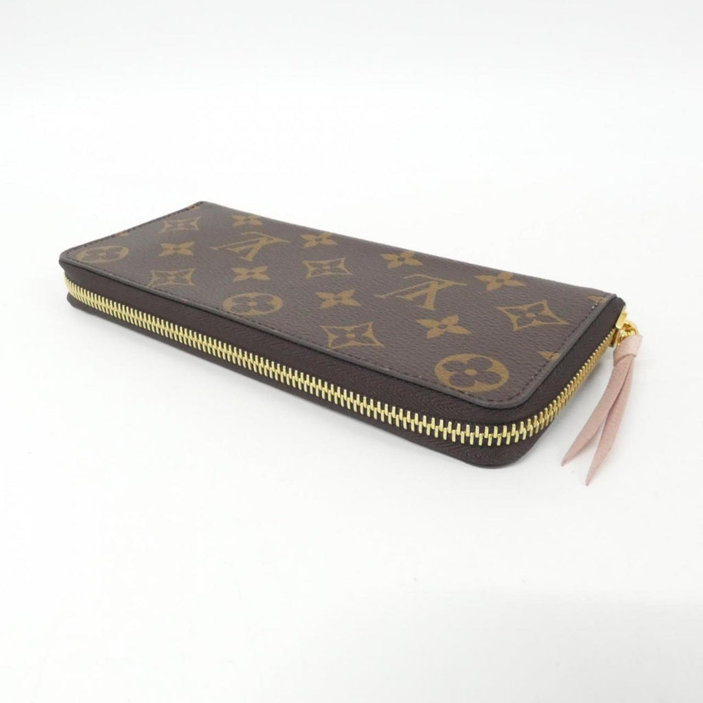 Louis Vuitton Marron Rose Ballerine Coated Canvas Long Wallet (Bi-Fold) (Pre-Owned)