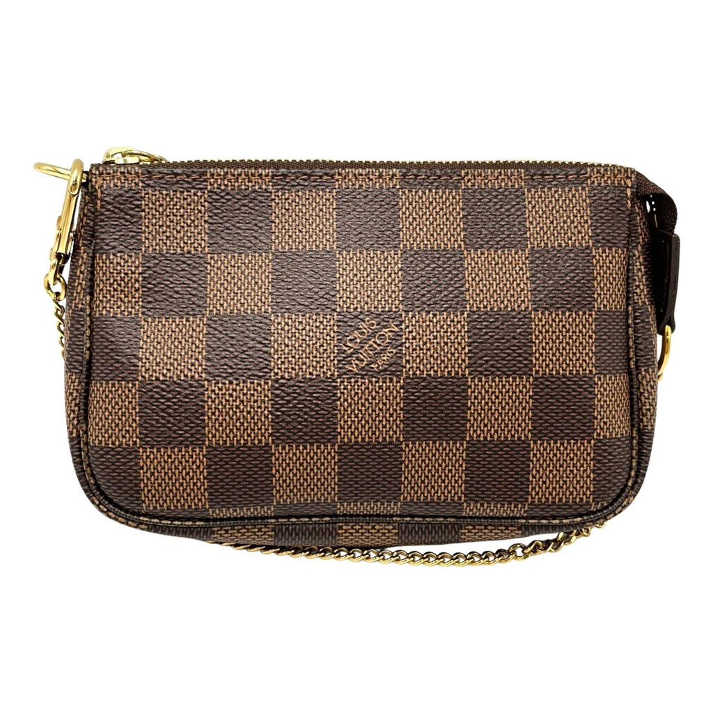 Louis Vuitton Brown Damier Canvas Pochette Pouch (Pre-Owned)