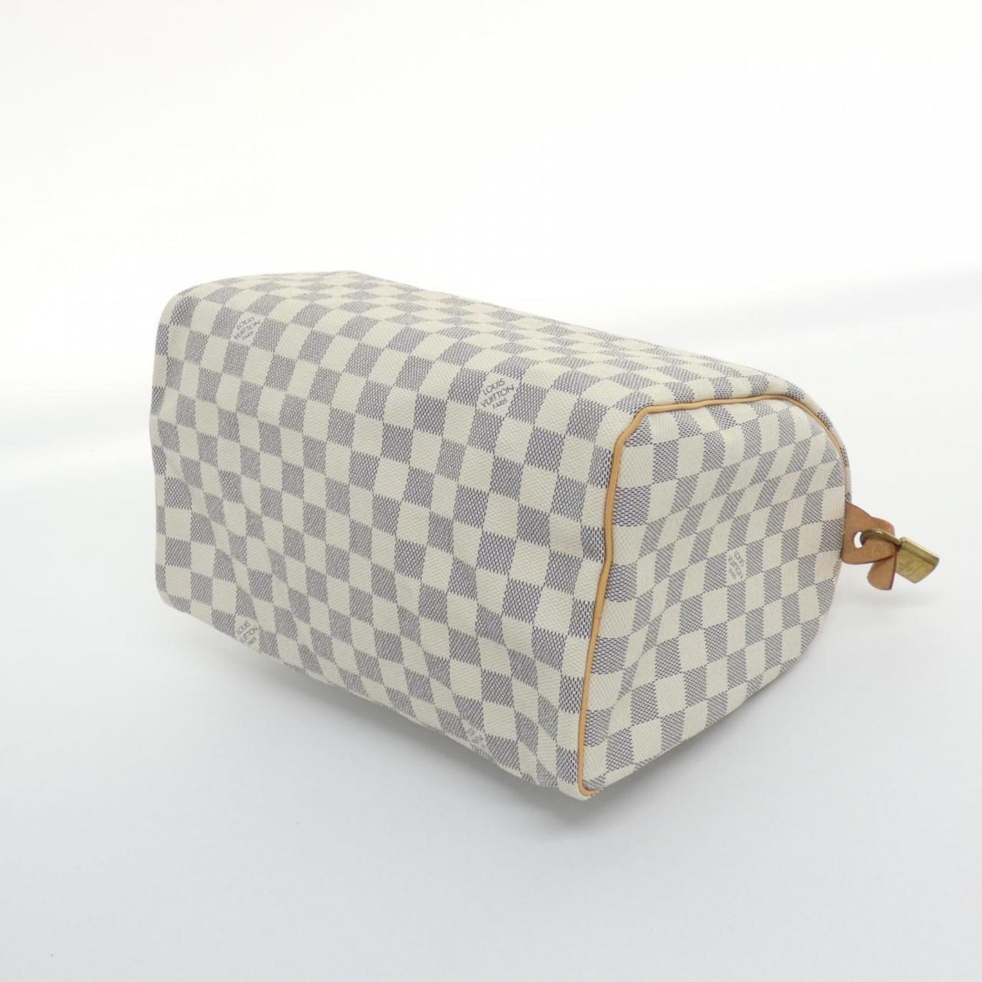 Louis Vuitton Azur Coated Canvas Boston Bag (Pre-Owned)