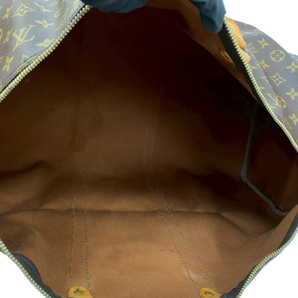 Louis Vuitton Brown Leather Pvc Boston Bag (Pre-Owned)