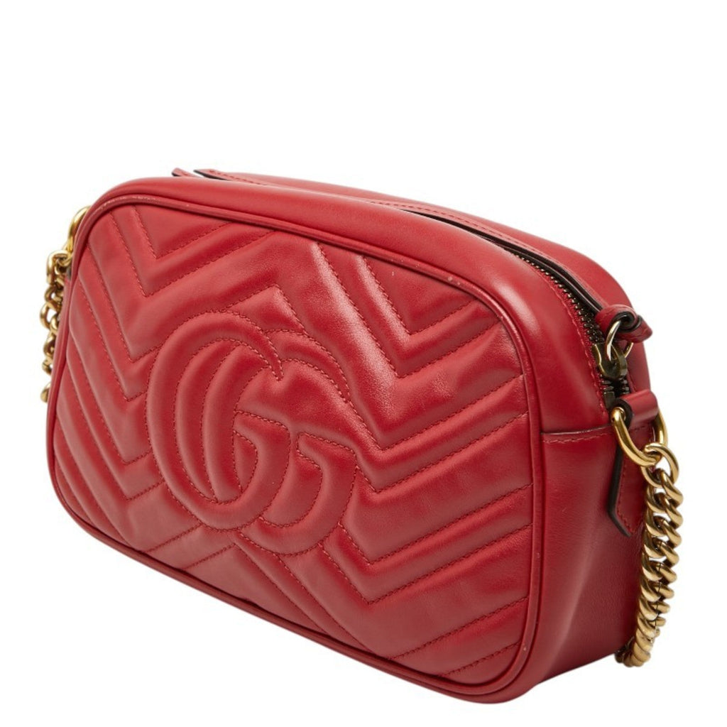 GG Marmont Shoulder Bag Matelasse Leather Small