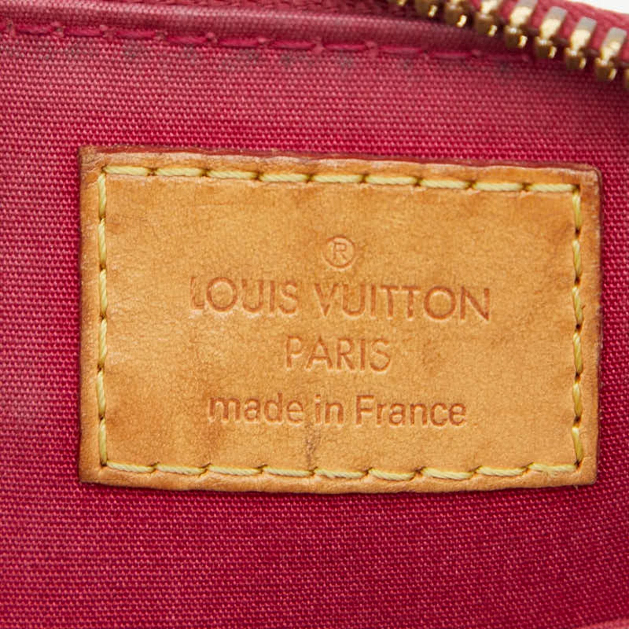Louis Vuitton Pomme D'amour Red Color Patent Leather Handbag Shoulder Bag (Pre-Owned)