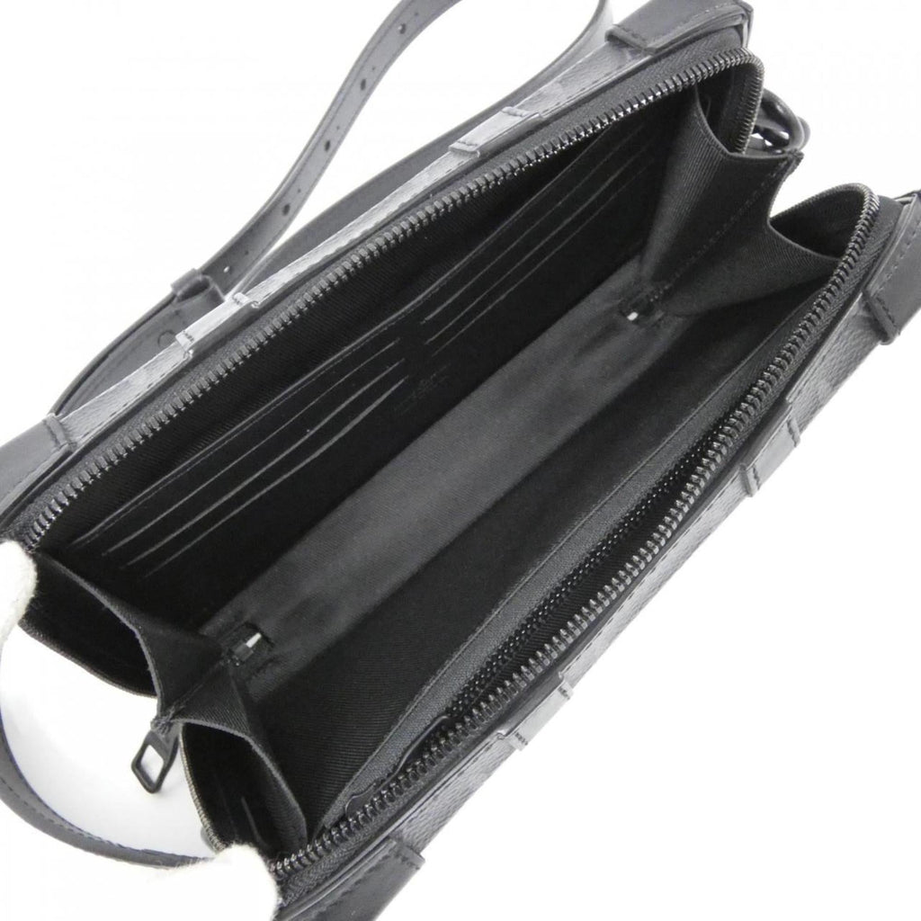 Louis Vuitton Black Coated Canvas Shoulder Bag (Pre-Owned)