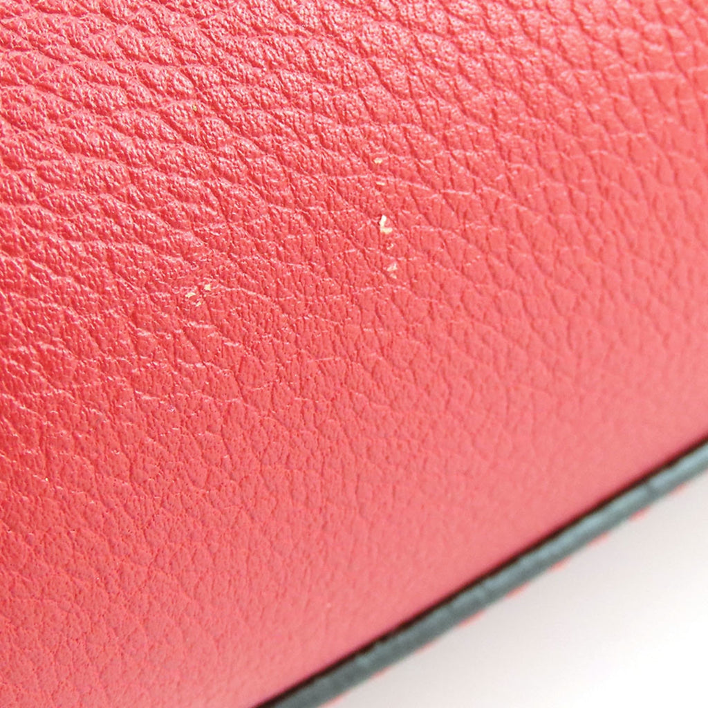 Louis Vuitton Monogram Cerise Red Brown Monogram Leather Tote Bag (Pre-Owned)